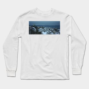 A view of Aleutskaya Street and Avacha Bay in Petropavlovsk-Kamchatskiy Long Sleeve T-Shirt